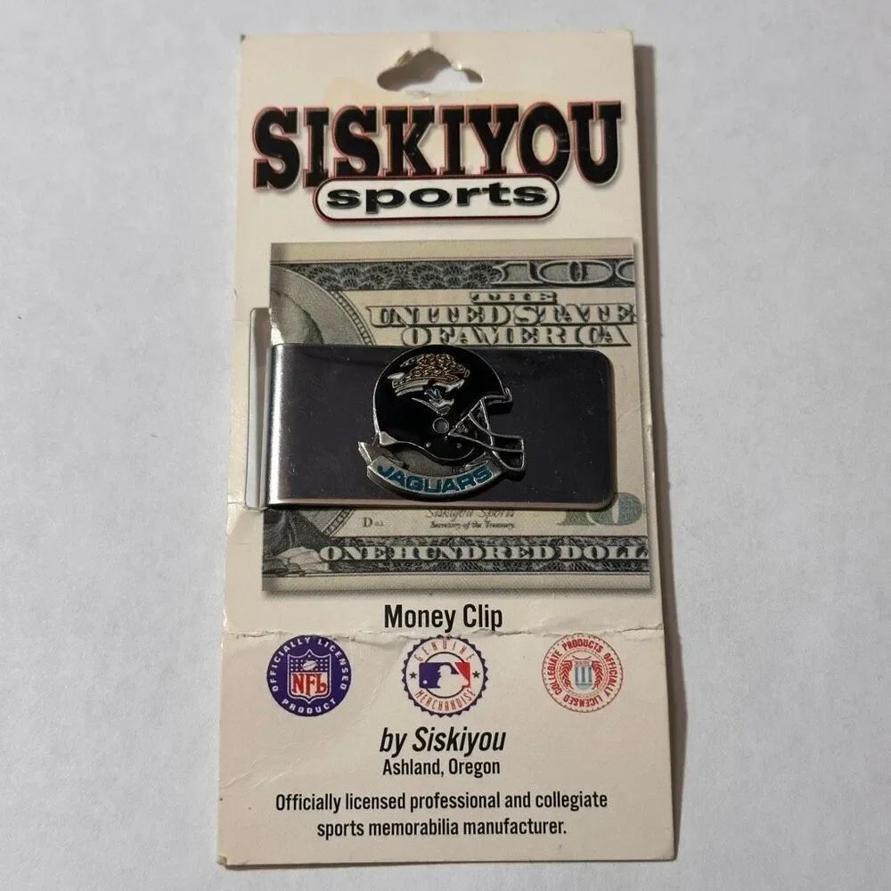Jacksonville Jaguars Pewter 3D Siskiyou Money Clip